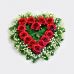 Coroa de Flores Modelo Coração 1 Camada de Rosas 